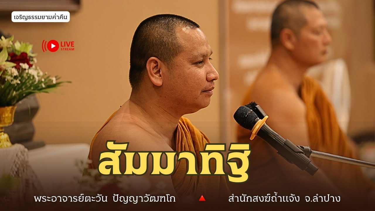 สัมมาทิฐิ | พระอาจารย์ตะวัน 24 มิ.ย. 2568 [19:00 น.] ณ สำนักสงฆ์ถ้ำแจ้ง จ.ลำปาง