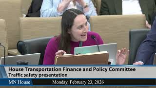 House Transportation Finance and Policy Committee 2/23/26