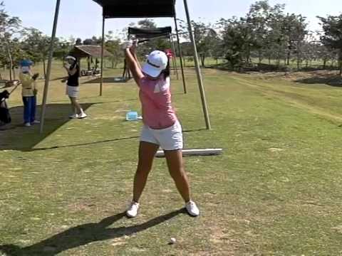 Golf Swing Slow Motion Girl