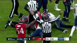 Geno Smith horrible redzone fumble vs. Bucs