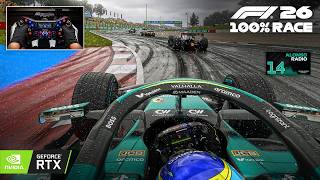 Fernando Alonso's Aston Martin AMR26 - F1 26 Ultra Realistic Gameplay | 2026 Spanish GP 100% Race 4K