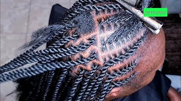 Simple stitched flat twist || Beginners friendly