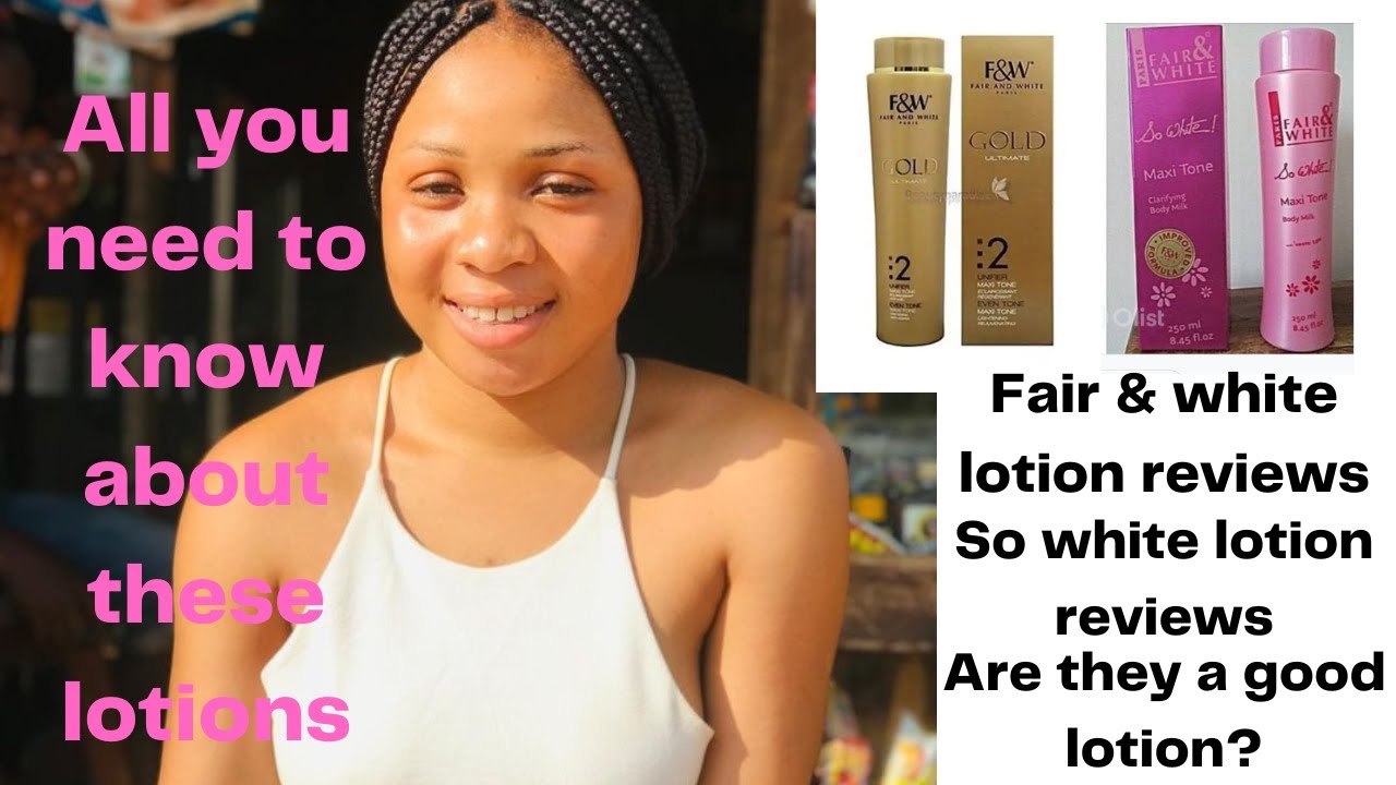 Unbelievable discovery of SO WHITE FAIR AND WHITE BODY LOTION-does it work?