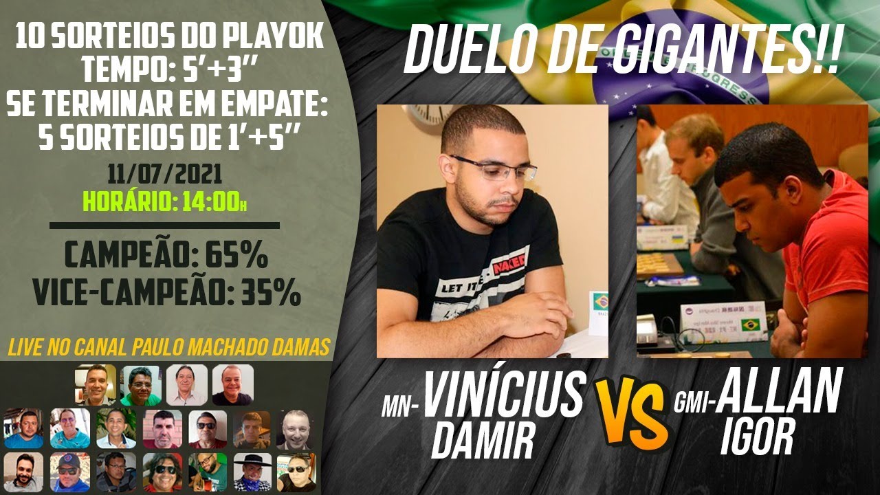 Vinícius Damir VS Allan Igor #damas
