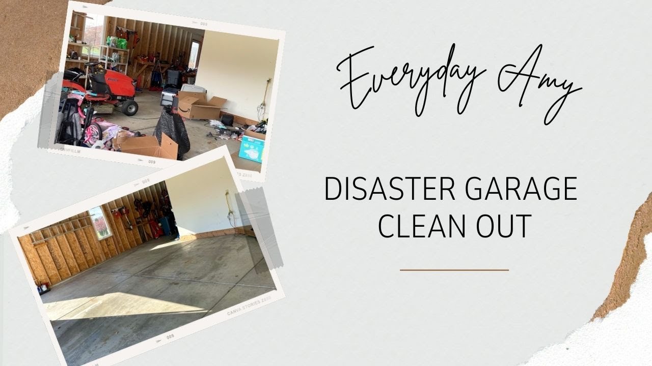 DISASTER GARAGE CLEAN OUT | REALISTIC STORAGE - DECLUTTER SERIES ...