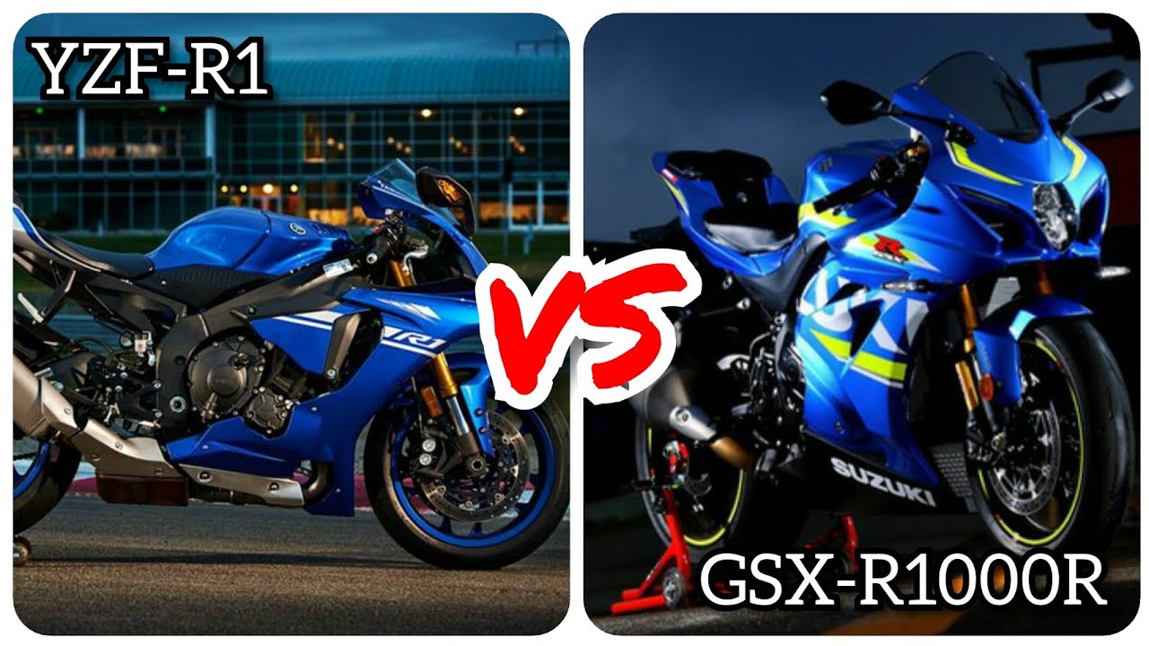 Gsx R1 R1 VS GSX-R1000R - YouTube