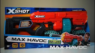 X-Shot Excel Max Havoc Foam Dart Blaster with Slam Fire