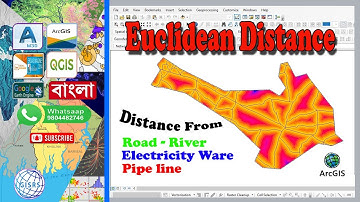 Euclidean Distance from Road And River in ArcMap || EUCLIDEAN DISTANCE and RECLASSIFY in ArcMap