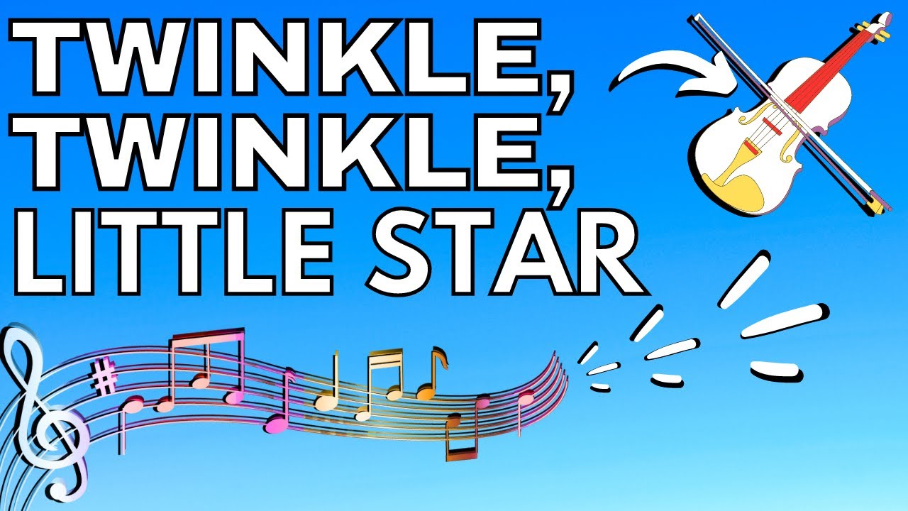 👫 Violin For Beginners | Learning How To Play Twinkle Twinkle Little ...