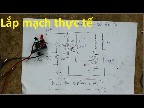Video Mạch xi nhan ô tô :Lắp mạch thực nghiệm - youtube