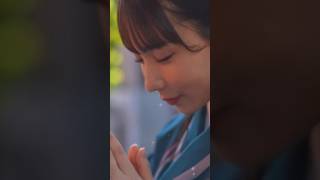 かわいい着物美女と神社でデート