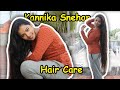 Kannika snehan  kannika says how to grow long hairs  to maintain long hairs  hair cares  styles