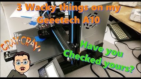 3 wacky things on my GeeeTech A10