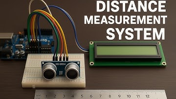  Arduino Distance Measurement System | Ultrasonic Sensor with LCD Display