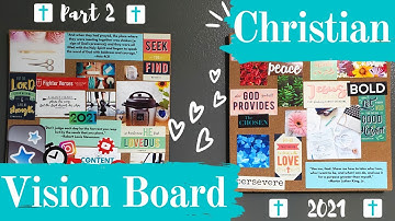 PLAN WITH ME! How to Create a 2021 Christian Vision Board: Part 2 #stephfuturedoc #goals #behaviors