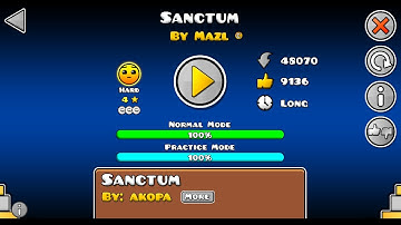 Geometry Dash [2.0] - "Sanctum" by Mazl & UserMatt18 100% (All Coins) | DiogoGamer69