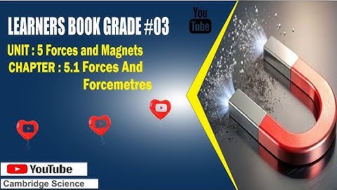 Grade-3,Unit#5 Forces and Magnets (Forces and  forcemeter) part 3