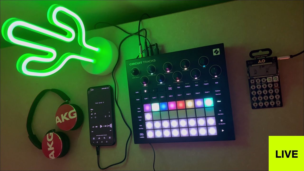 Novation Circuit Tracks + PO33 K.O! // Melodic Techno Live Dawless Jam