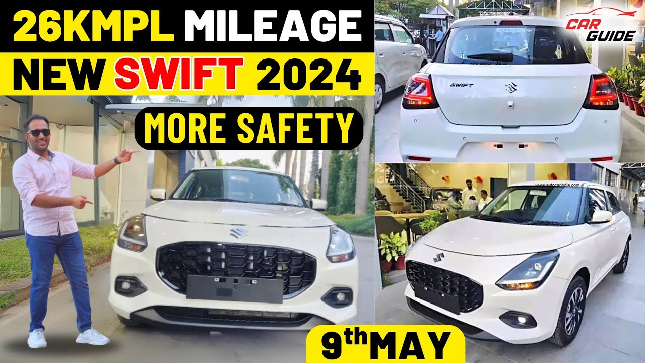Maruti Swift 2024 Tata Tiago Rival 25 kmpl Mileage, 6 Airbags, New