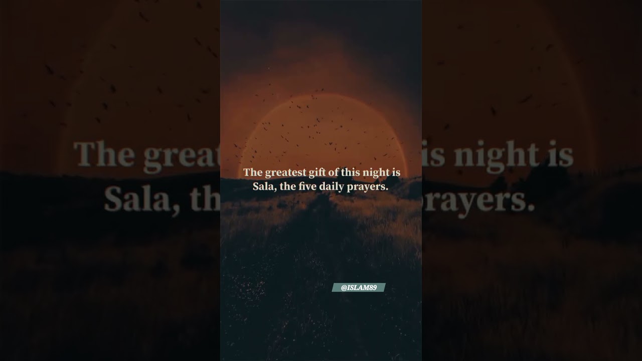 The night the heavens opened 🌙✨Shab-e-Meraj 