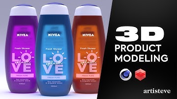 3D Product Modeling in Cinema 4D with Redshift