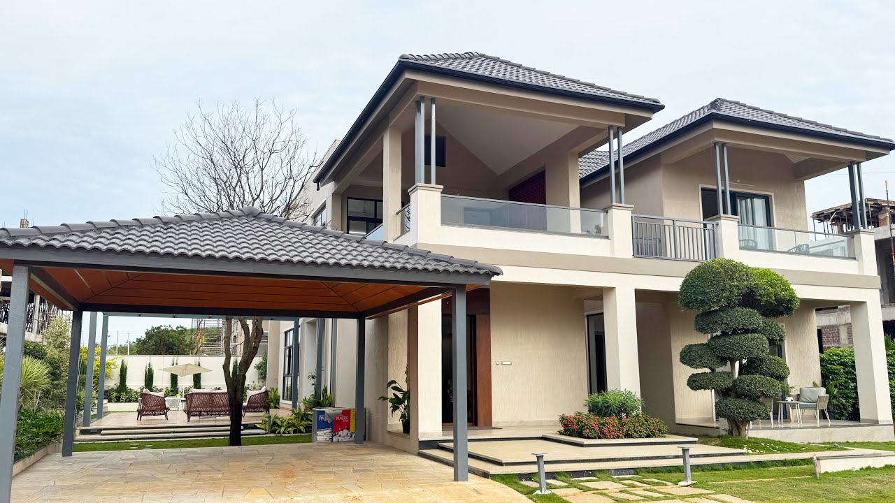 Touring the 900 Sq.yards  5 BHK Luxury Villa in Hyderabad  