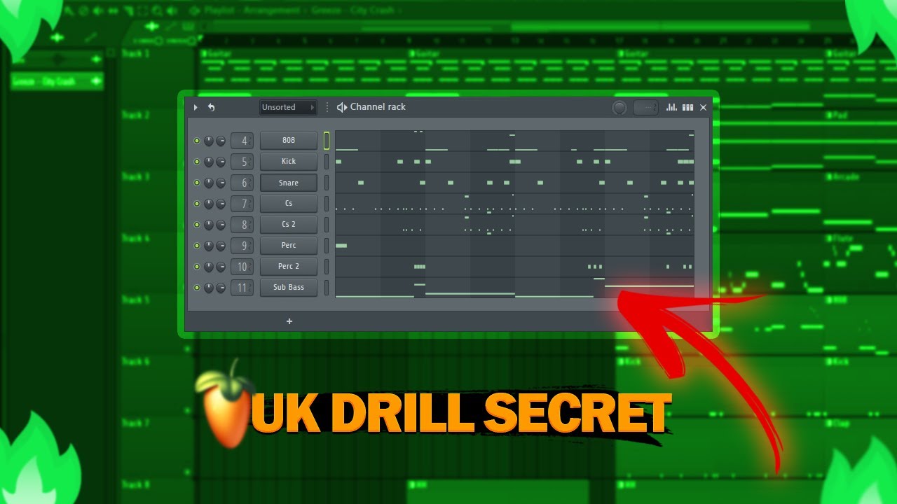 "🔥 Cutting-Edge Ethnic UK Drill Beat: Hard Drum Tutorial in FL Studio 2023 🎶🥁"