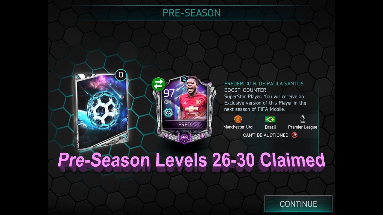 FIFA Mobile 19 Pre-Season Pack Levels 26-50 Opened