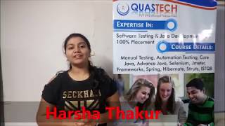 Student Review | Java Developer | QUASTECH