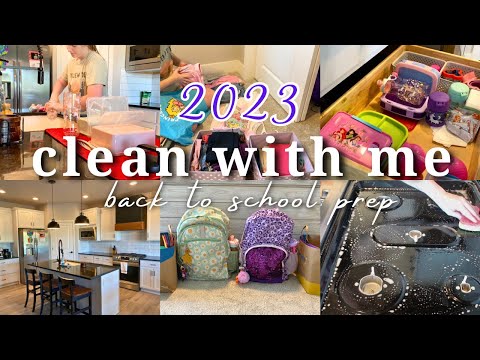 Clean with me 2023 | back to school prep | cleaning + organizing | cleaning