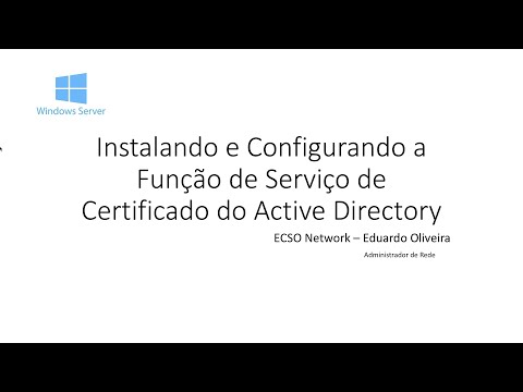 Vídeo: Como funcionam os serviços de certificado do Active Directory?