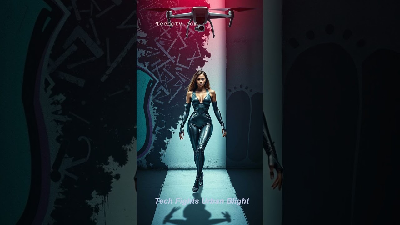 AI Drones vs. Graffiti: The Future of Clean Cities! 
