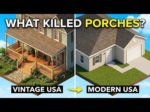 Why Did American Porches Completely Disappeared (Why No One Builds Them Anymore)