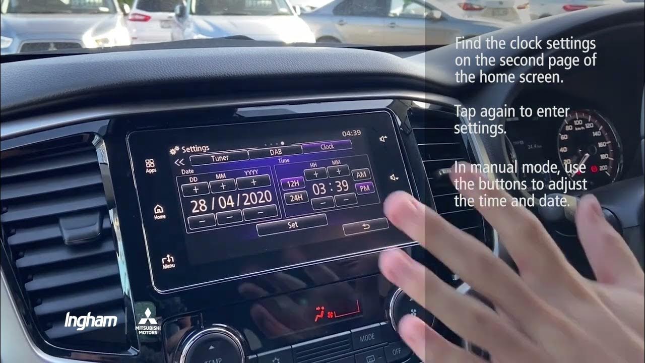 How to change the clock on your Mitsubishi YouTube