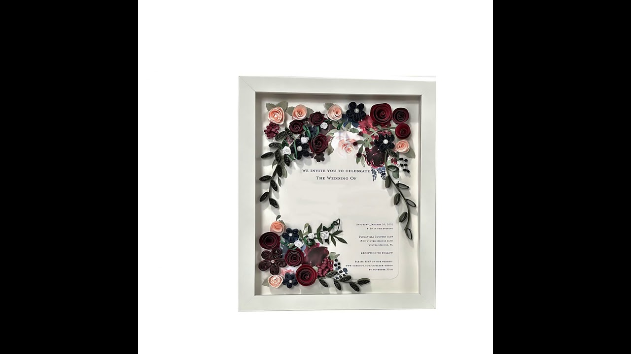 Wedding Shadow Box