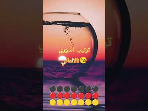 ترتيب الدوري الالماني   