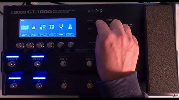 GT-1000 used in Manual Mode