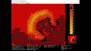 Blitz Basic Sprite Editor - Shading Tool/mode - Example