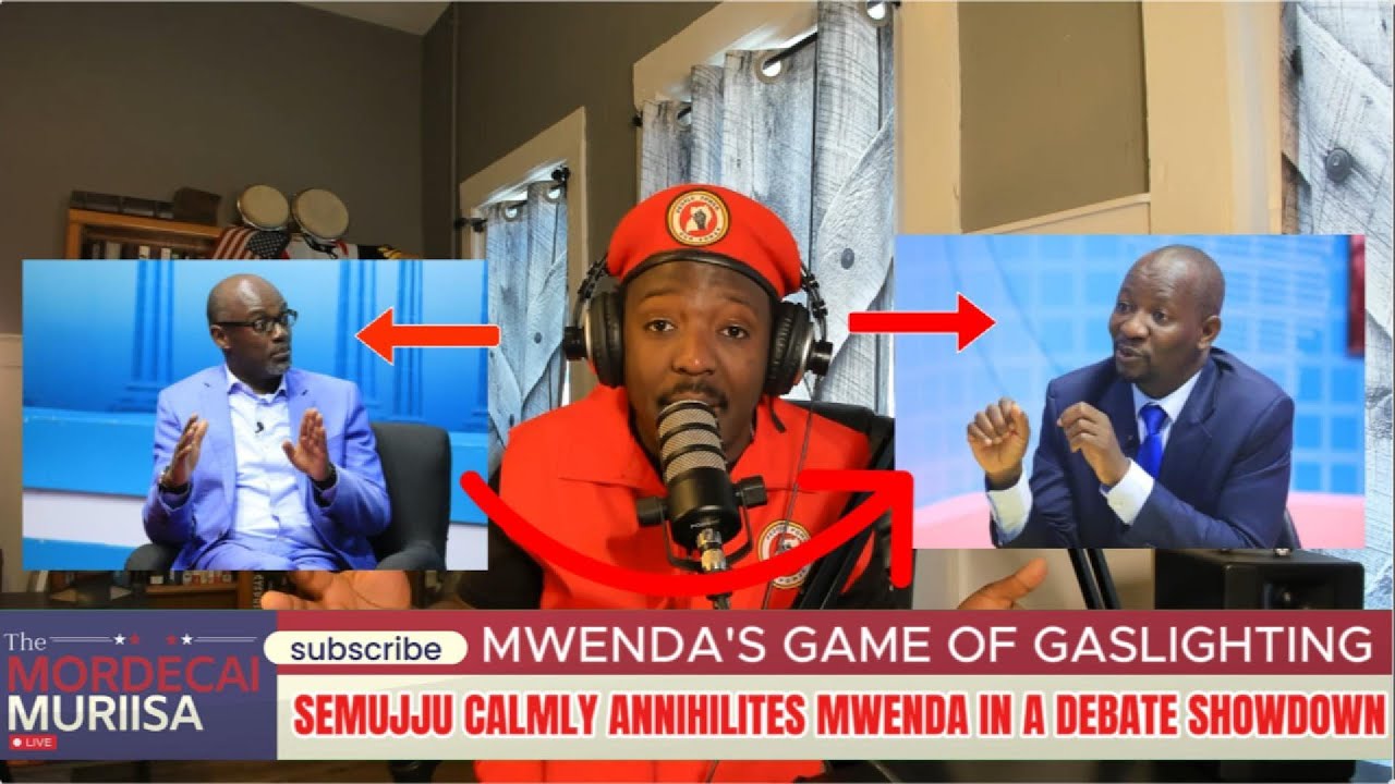 Andrew Mwenda's Game of Gaslighting: Semujju Nganda Annihilates Him in a Debate Showdown.