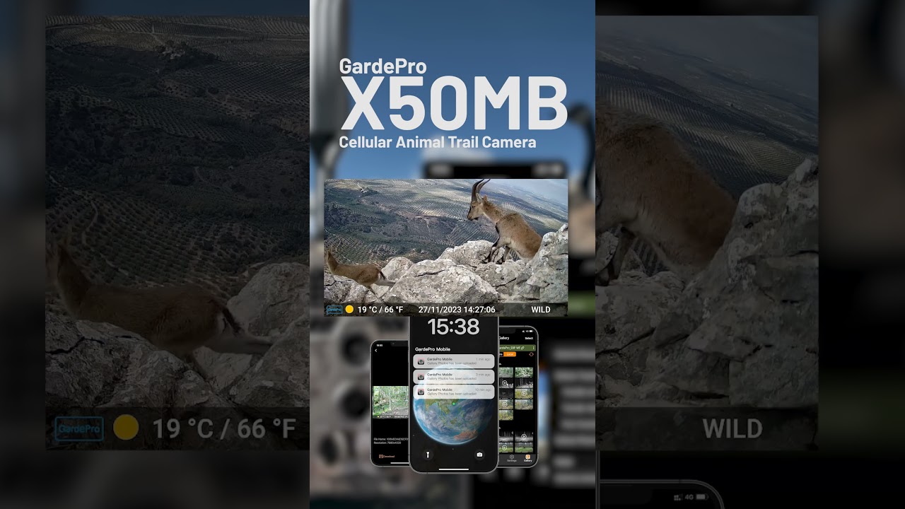 GardePro X50MB, 2024 Cellular trail camera With 32G SD card| Trailcam