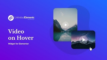 How to Play a Video on Hover [Elementor Tutorial]