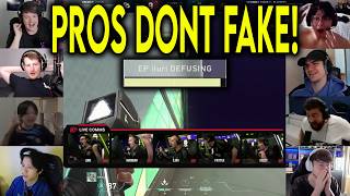 Valorant Streamers React To EP iluri INSANE 1v3 DEFUSE CLUTCH Against KC In VCT