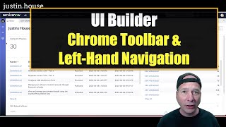 UI Builder - Modifying Workspace Left-Hand Navigation