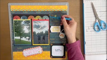 Tips & Techniques to Create the June Worldwide Virtual Crop 2022 Sketch #1 by Creative Memories