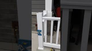 Installing Vinyl Railing on Concrete Pt:20