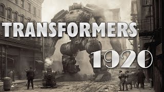 TRANSFORMERS in 1920 - AI Midjourney