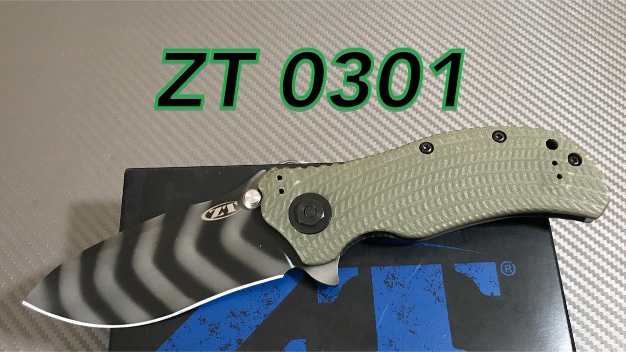 Zero Tolerance ZT 0301 It’s Back !! Assisted Opening Knife Ranger Green