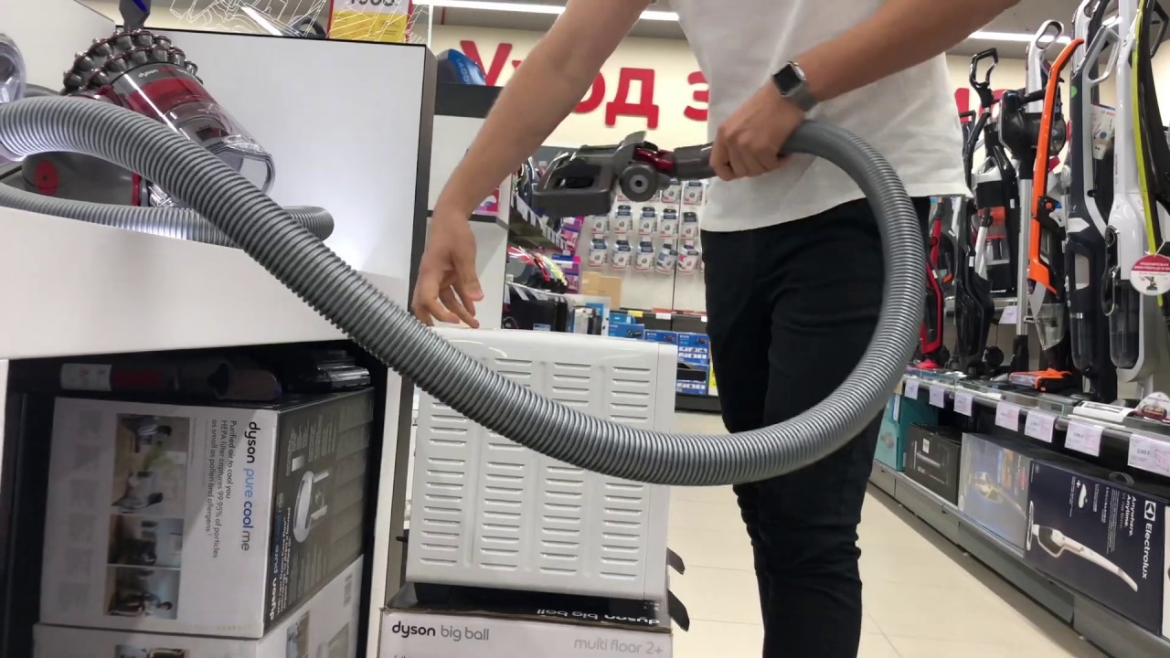 Dyson Multifloor 2+ Тест на мощность всасывания