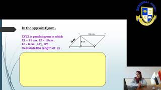 unit 3 , lesson 2 , area of parallelogram , p5 , ola