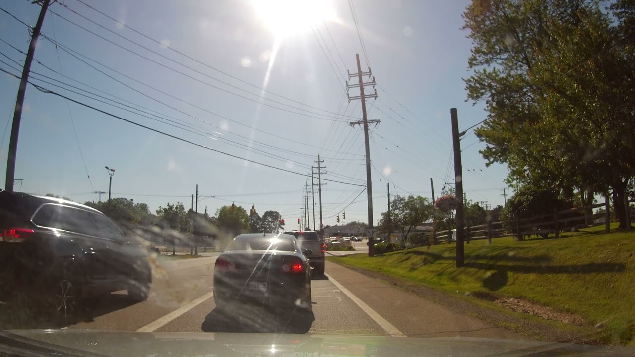 Driving through Chesterland, Ohio